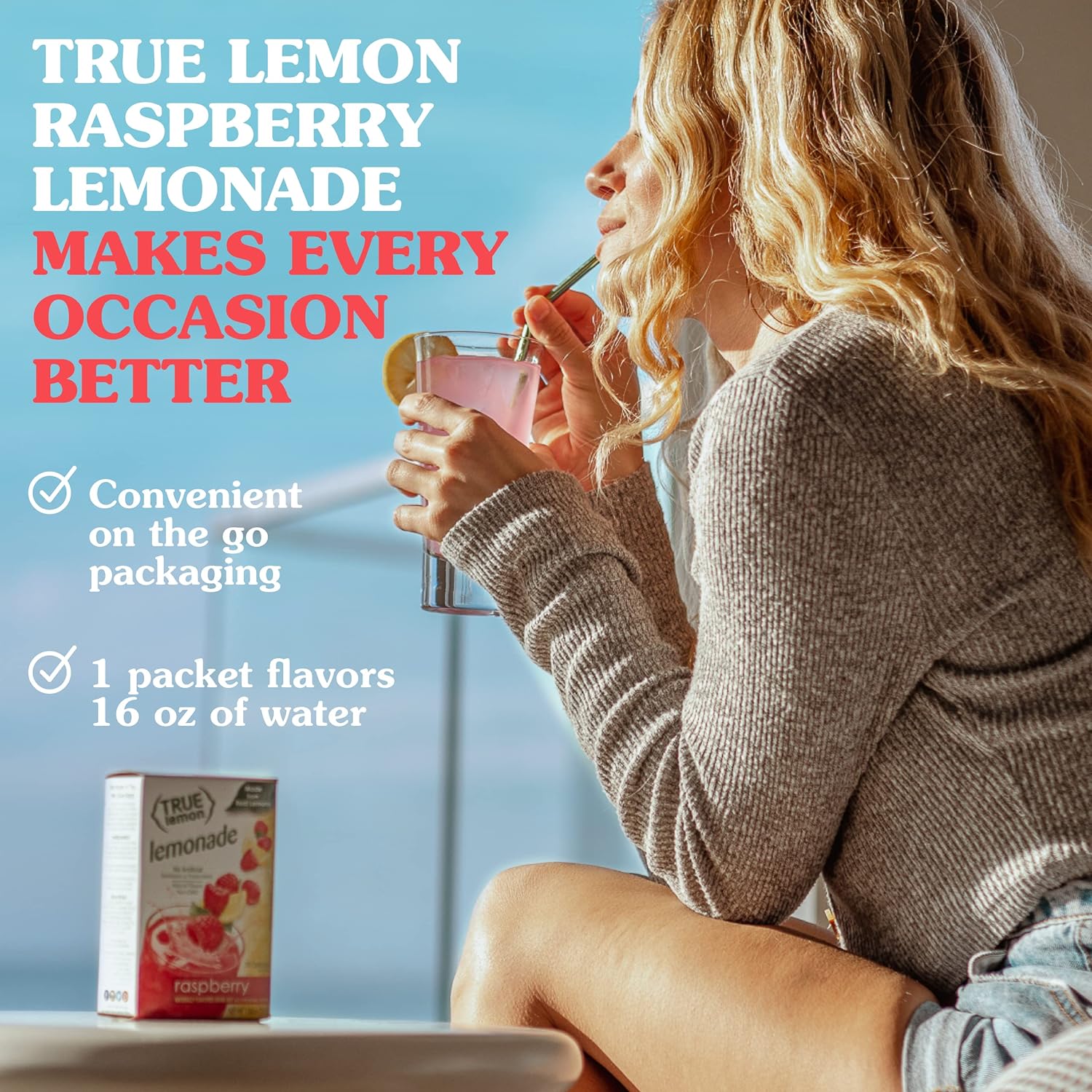 TRUE LIME Black Cherry Limeade Drink Mix (10 Count - 1 pack) | Made from Real Limes | No Preservatives, No Artificial Sweeteners, Gluten Free | Water Flavor Packets & Water Enhancer with Stevia - Image 6